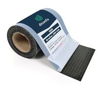 diconfa Bande de Caoutchouc AUTOCOLLANTE 200mm 20cm de Large - ÉPAISSEUR 0,5mm à 10mm Longueur 0,05 à 10m ==> 1000mm 100cm de Long, 3mm épais - Tapis en Caoutchouc au mètre Fortement adhésif