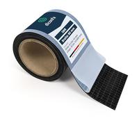 diconfa Bande de Caoutchouc AUTOCOLLANTE 80mm 8cm de Large - ÉPAISSEUR 0,5mm à 10mm Longueur 0,05 à 10m ==> 4500mm 450cm de Long, 3mm épais - Tapis en Caoutchouc au mètre Fortement adhésif