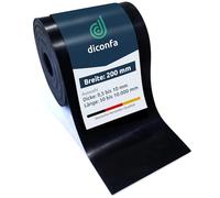 diconfa Bande de Caoutchouc Largeur 200 mm 20 cm - ÉPAISSEUR 0,5 à 20 mm Longueur 0,05 à 10 m ==> 6000 mm (600 cm) de Long, 4 mm d'épaisseur - Tapis en Caoutchouc Vendu au mètre antidérapant