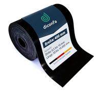 diconfa Bande de Caoutchouc Largeur 400mm 40 cm - ÉPAISSEUR 0,5 à 10 mm - Longueur 0,05 à 10 m - 45 cm 0,45 m de Long, 4 mm d'épaisseur - Tapis en Caoutchouc fabriqué sur Mesure antidérapant