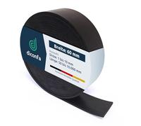 diconfa Bande de Caoutchouc Largeur 60mm 6 cm - ÉPAISSEUR 1 à 10 mm - Longueur 0,05 à 10 m - 1650 mm 165 cm de Long, 8 mm d'épaisseur - Tapis en Caoutchouc Vendu au mètre antidérapant