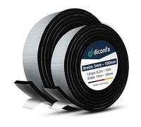 diconfa BANDE D'ÉTANCHÉITÉ mousse autocollante 90 x 5mm x 10m - LARGEUR 5mm à 100mm - LONGUEUR 0,2m à 10m - ÉPAISSEUR 1mm à 10mm - Caoutchouc cellulaire EPDM Caoutchouc mousse fenêtre porte