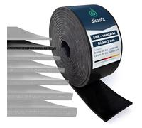 diconfa Bande en Caoutchouc avec Insert renforcé ÉPAISSEUR 3mm Largeur de 20 mm à 1400 mm - Longueur de 0,05 m à 10 m - SÉLECTION : 800 mm x 1400 mm x 3 mm -Universel Robuste résistant SBR