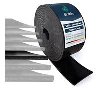 diconfa Bande en Caoutchouc avec Insert renforcé ÉPAISSEUR 6mm Largeur de 20 mm à 1400 mm - Longueur de 0,05 m à 10 m - SÉLECTION : 400 mm x 2800 mm x 6 mm -Universel Robuste résistant SBR