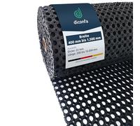diconfa Caillebotis Caoutchouc sur Mesure - 400 à 1500mm Large - 0,2 à 10m Long==> 0,6m x 1,28m (60cm x 128cm) Tapis de propreté au mètre antidérapant Contre l'eau, la Neige et la Glace
