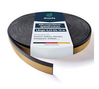 diconfa PROFILINE Protection anti-éclats en caoutchouc - Longueur : 0,25 m à 10 m - Compatible avec rail de guidage Festool 495207 483164 491498 - Adhésif : jaune, renforcé en grille - Choix : 1410 mm