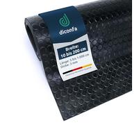 diconfa Tapis en Caoutchouc à Picots 3mm d'épaisseur 0,5 x 1,45m | LARGEUR 0,1 bis 2m - LONGUEUR 0,1 à 10m - Découpé SUR MESURE polyvalent robuste antidérapant à plat résistant aux UV