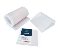 diconfa Tapis en silicone Plaque en silicone SUR MESURE - ÉPAISSEUR 0,5mm à 10mm - LARGEUR/LONGUEUR 50mm à 1200mm - SÉLECTION : 50mm x 1200mm x 8mm (5cm x 120cm x 0,8cm) transparent