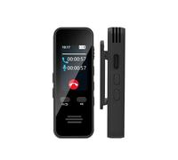 Dictaphone Bluetooth 64Go Enregistreur Vocal HD Réduction BruitIA Transcription Écran Couleur Mémoire Extensible Micro Professionnel