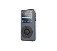 Dictaphone Numérique à Clip 4 Go Activation Vocale Autonomie 55H Gris Foncé