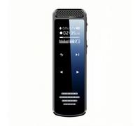 Dictaphone numérique - Enregistreur vocal - 16 Go - Lecture ALAC - Enregistrement MP3 - Haut-parleur - Protection par mot de passe - Écran tactile
