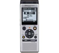 OM Digital Solution Dictaphone WS-882 4 Go stéréo avec micro ME52 réduction de bruit Argent/Noir