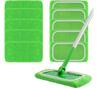 Dictien 10 Pièces Lingettes Reutilisable pour Swiffer Sweeper,Lavables Mop de Chiffons de Rechange en Microfibre,SerpillièRe Humide Et SèChe en Microfibre, AdaptéEs à Tous Types De Sols