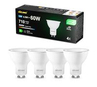 DiCUNO Ampoule LED GU10, 4.5W Équiv. 60W, 5000K, 710lm Lot de 4