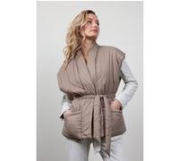 DIDI Sleeveless Kimono Romy Beige / Brown Taille: 34-36 | Outlet | Femme | Marron