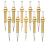 Didiseaon 10 Pièces Allumeur de Cheminée en Cuivre, Pièce D’allumage par Étincelle du Gril, pour Fours et Cuisinières, Couleur Or, Usage, Répétable, Pratique à Utiliser