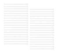 Didiseaon 100 Pièces Connecteur pour Stores Verticaux en Plastique Blanc, Pièce Pratique et Facile à Retirer pour Accessoires de Rideaux Intérieurs