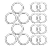 Didiseaon 100 Pièces Rondelle Frein Fendue M8 en Acier Inoxydable 304, Argenté, pour Vis et Fixations, Protection des Fixations, Bricolage et Loisirs Créatifs