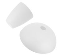 Didiseaon 2 Pièces Abat-jours Plastique pour Lampes de Table et Lampadaires Diffusion de Lumière Chaleureuse Design Simple et Portable Facile à Installer et Entretenir pour Décoration