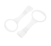 Didiseaon 2 Pièces Poignées de Parc à Tirer en Pp Blanc pour Bébé, Accessoires Portables et Faciles à Installer, Adaptés pour Parc et Lit de Voyage en Crèche