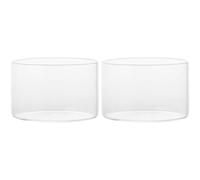 Didiseaon 2 Pièces Verrines Transparentes pour Apéritifs, Coupes à Dessert Transparentes en Verre, Bols de Service à Dessert, pour Emballage et Service Alimentaire, Boutiques et Événements