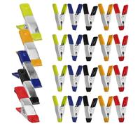 Didiseaon 25 Pièces Lot de Petits Clips à Ressort en Métal Prise Sécurisée et Transport Facile pour Projets de Bricolage et Jardinage, Pinces Multifonctions en Fer, Zinc et Pp