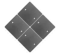 Didiseaon 4 Pièces Acier Inoxydable Plaque de Recouvrement Électrique | Format 86 Type, Entraxe 60mm, Profil Ultrafin, Montage Mural, pour Chambres D’garçon et Filles et Chambres
