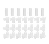 Didiseaon 40 Pièces Lot de Connecteurs en Plastique pour Étagère à Chaussures Diamètre Intérieur 16mm, Support de Charge Solide et Utilisation Extensible pour Organisation à Domicile