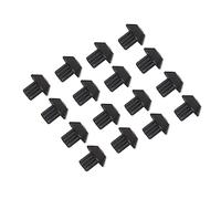Didiseaon 48pcs Pieds en Caoutchouc pour Grille Gaziniere, Pieds de Grille de Brûleur de Poêle Noirs en Caoutchouc, Empêchent les Rayures Basculement des Casseroles