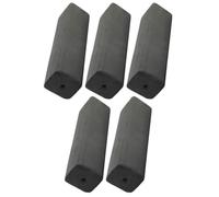 Didiseaon 5 Pièces Charbon de Bois Multifonctionnel Noir, Bambou | Tablettes de Feu pour Camping, Chauffe Rapide, Usage Intérieur et Extérieur