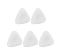 Didiseaon 5 Pièces Gomme à Dessin Triangulaire Blanche avec Grip | Corrections Fines, Poussière Facile à Nettoyer, Caoutchouc Souple, pour Feuilles de Dessin et Papier