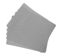 Didiseaon 5 Pièces Ruban de Réparation Textile en Lin Autocollant, Gris