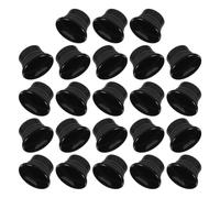 Didiseaon 50 Pièces Embouts de Tringle à Rideaux 28mm, Décoratifs | Diamètre Intérieur 28mm, Compatible 2,6 à 2,8cm, Protection, Forme Moderne Minimaliste