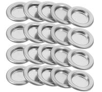 Didiseaon 50 Pièces Petit Plateau Brûleur Encens Porte-encens pour Cône avec Fond Plat Stable Accessoire Vintage pour Décoration Intérieure
