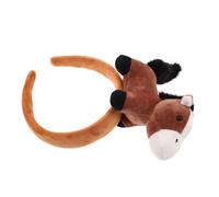 Didiseaon Bandeau Cheval en Tissu Marron pour Garçon et Filles, Serrage-tête Confortable et Festif pour Célébrations Nouvel An Chinois et Fêtes Printemps 2026