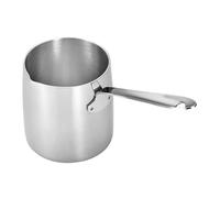 Didiseaon Bassine à Lait en Métal Inoxydable 900ml Poignée, Petite Casserole pour Fondre Beurre et Chocolat, Adaptée pour Cuisson et Friture Cuisine