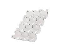 Didiseaon Boîte à Œufs en Acrylique Transparent 12 Compartiments, Support de Rangement pour Réfrigérateur, Organiseur Pratique Cuisine, Plateau à Œufs Solide et Compact