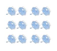 Didiseaon Boîtes à Dragées Mariage Bleues en Plastique Léger et Délicat, Lot de 12pcs pour Fête Bébé Full Moon Banquet et Rangement Joli