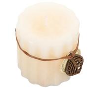 Didiseaon Bougie Parfumée Cylindrique Simple, Élégante, pour Anniversaire
