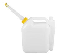 Didiseaon Bouteille pour débroussailleuse Tuyau avec et tronçonneuse Garantissant ABS Dosage précis de Mélange D'huile Essence en 4l Portable Un