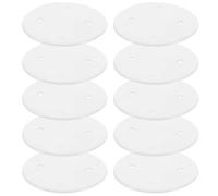 Didiseaon Cache-panneau électrique rond blanc en polypropylène lot de 30, cache tableau électrique pour boîte de plafond, facile à installer, pour usage domestique et professionnel