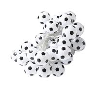 Didiseaon Chaîne Guirlande lumineuse de football lampe décor de football lumières LED dirigé petit décoration pieux décor léger de football boules lumineuses pour chambre Plastique Coloré
