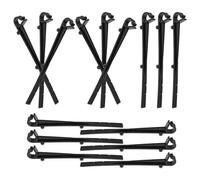 Didiseaon Clips De Fixation Pour Maille De Gouttière 20 Pièces Crochets De Fixation En Plastique Noir Accessoires D'Entretien Pour Protection Gouttière Installation Facile Pour Toitures Et Gouttières