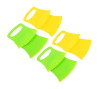 Didiseaon Coupe-légumes Multifonction 8pcs en Plastique Pp, Trancheuse à Légumes Portative Lame Ondulée pour Pommes de Terre, Carottes, Pizza et Pâte, Stable et Réutilisable