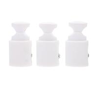 Didiseaon Crochets Porte-serviettes Solides et Faciles à Placer Forme Unique et Chic en Plastique Blanc, Lot de 3 pour Radiateur pour Salle de Bain