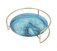 Didiseaon Étagère de Rangement pour Salle de Bain, Fer Vert, Simple Couche | Plateau de Comptoir pour Soins et Maquillage, Usage Maison ou Chambre, Organise Vos Accessoires de Coiffeuse