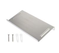 Didiseaon Étagère Murale en Acier Inoxydable 1 Set, Support de Rangement pour Salle de Bain Cuisine, Porte-Papier Ménager Robuste et Pratique pour Accessoires de Toilette