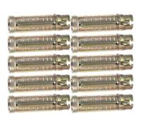 Didiseaon Lot de 10 Boulons D'ancrage à Expansion en Acier M8x50mm pour Béton, Briques Pleines et Pierre Naturelle, Haute Performance et Stabilité