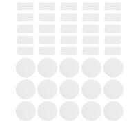 Didiseaon Lot de 50 Set de Set de Doublures en Papier Sulfurisé Blanc Pré-découpé Rond 65x7cm pour Moules à Gâteau, Résistant Haute Température, pour Pâtisserie et Cuisson Four