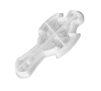 Didiseaon Moule en Croix D'ange en Silicone pour Résine Époxy, Décoration | Forme Croix et Ange, Finition Blanche, Démoulage Lisse, pour Argile Polymère et Usage Scolaire